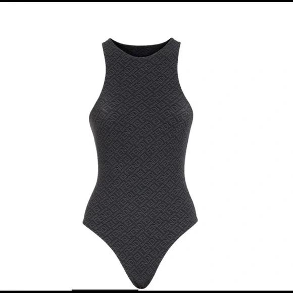 Skimsxfendi black logo bodysuit NWT - Picture 5 of 6